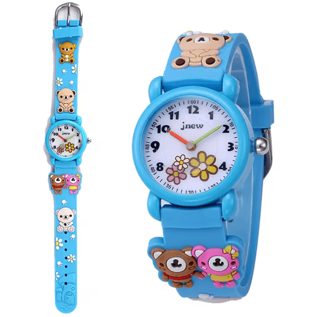 Kids Cartoon Watch for Boys and Girls, Splash-Resistant Wristwatch - View 2