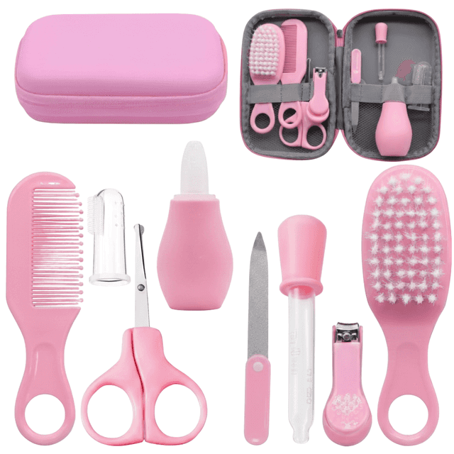 Baby Grooming Kit, 8-Piece Healthcare and Care Set for Newborns and Infants - View 1