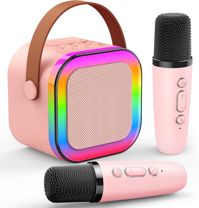 Kids Karaoke Microphone Set with Bluetooth Speaker - View 1