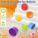 Stacking Cups Set of 11 Multicolor - View 4