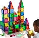 48 Piece Magnetic Tiles Building Set for Kids Ages 3+ - View 1