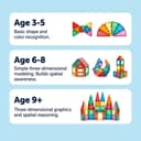 48 Piece Magnetic Tiles Building Set for Kids Ages 3+ - View 3