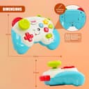 Baby Game Controller Toy with Lights & Music, 18 Months+ - View 3