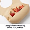 Silicone Baby Bib 3-Pack, Waterproof with Food Catcher - View 3