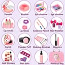 Kids Makeup Set for Girls (26 Pcs), Washable with Vanity Case - View 2