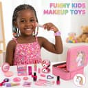 Kids Makeup Set for Girls (26 Pcs), Washable with Vanity Case - View 6