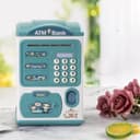 Mini ATM Piggy Bank for Kids, Fingerprint & Password Lock - View 2