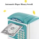 Mini ATM Piggy Bank for Kids, Fingerprint & Password Lock - View 4