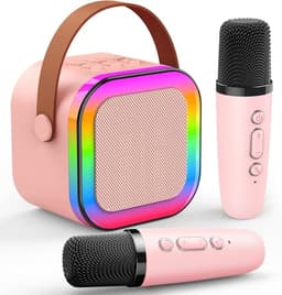 Kids Karaoke Microphone Set with Bluetooth Speaker